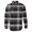 Black, variant on Burnside Men's Plaid Flannel Shirt
