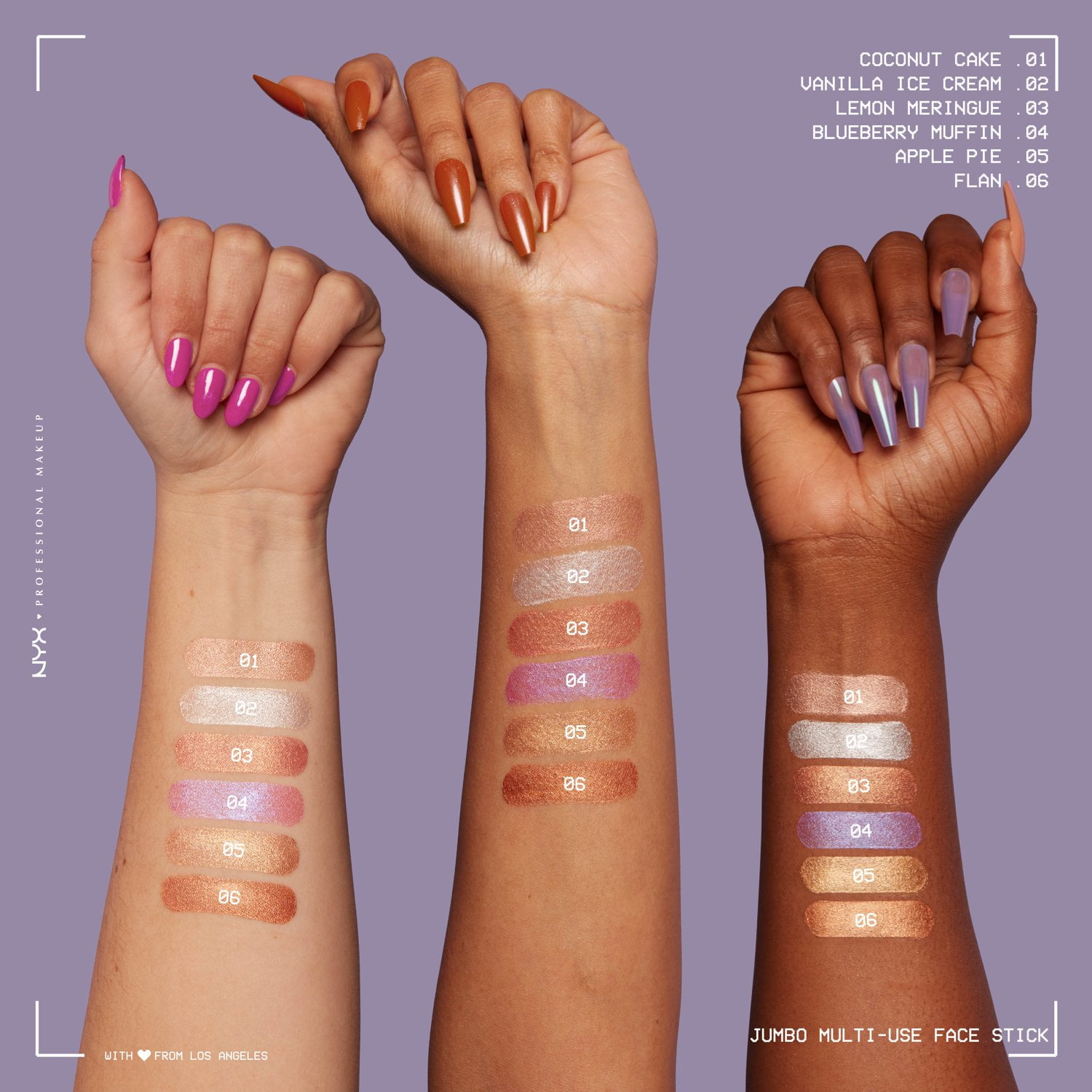 NYX Professional Makeup Jumbo Multi-Use Face Stick Highlighter, Vanilla Ice Cream