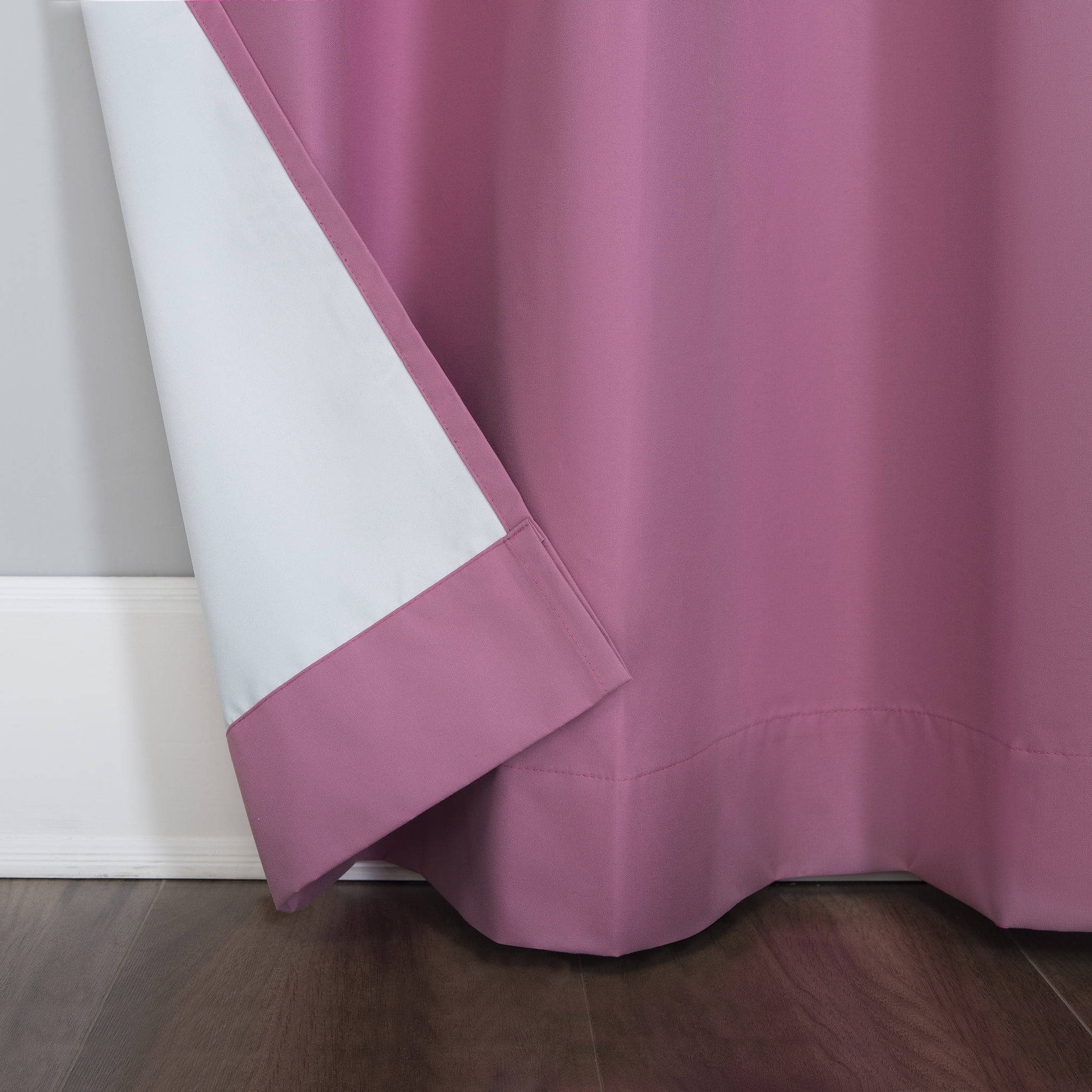 Sun Zero Harper Bright Vibes 100% Blackout Grommet Curtain Panel, 40"X63", Pink, 40"X63", Pink