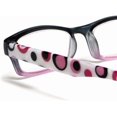 thumbnail image 4 of shiyou-Hannah Designer Polka Dot Reading Glasses Womens Trendy One Power Readers Retro Rectangular Eyeglasses w/Soft Case, 4 of 4