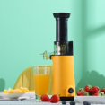 thumbnail image 1 of Exprimidor lento compacto de lujo, exprimidor de prensado en frío fácil de limpiar con cepillo, accesorio para congelados y guía de recetas de jugos, 1 of 5