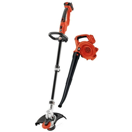 Black & Decker LCC420 20V MAX 4.0 Ah Lithium-Ion Cordless String Trimmer and Sweeper Combo Kit