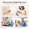 thumbnail image 4 of CARER High-Waist Washable Incontinence Underwear for Women, Leakproof Panties for Urine Leakage, 4 of 8