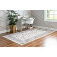 thumbnail image 3 of Rugs.com Rabia Collection Rug – 6' x 9' Ivory Low Rug Perfect For Bedrooms, Dining Rooms, Living Rooms, 3 of 9