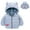 Gray, variant on Tdoqot Toddler Girls Boys Zip up Fall Winter Clothes with Hood Long Sleeve Quilted Jackets Cute Coats Red Size 3T