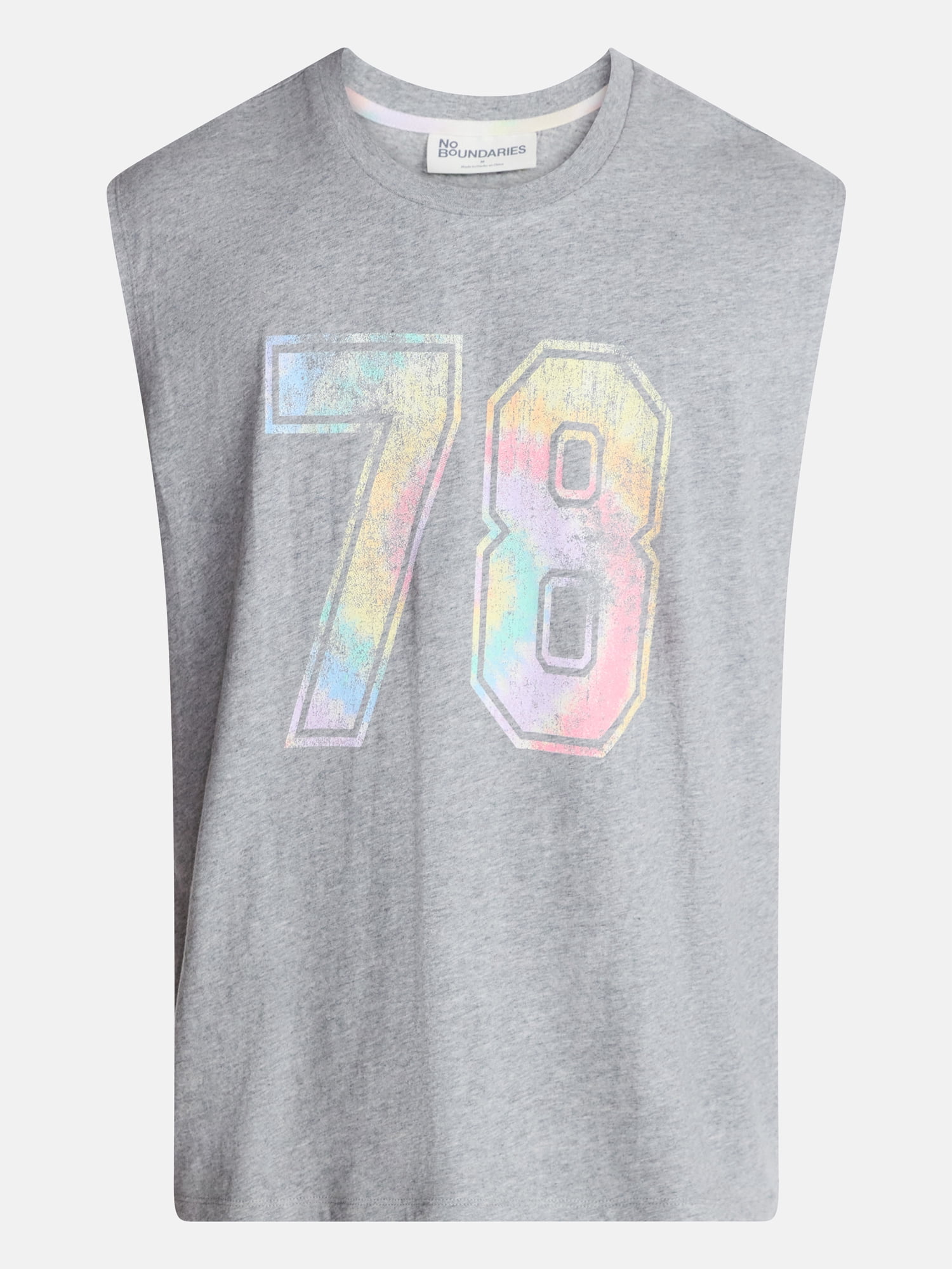 No Boundaries Pride Boxy Cropped Fit Tank Top, Men's Sizes XS-5XL
