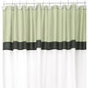 Canopy Fabric Shower Curtain-melon Green