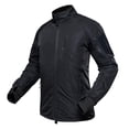 thumbnail image 2 of Chaqueta de hombre táctica a prueba de viento impermeable Deportes de Black_XXXL Hugo Rompevientos, 2 of 9