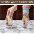 thumbnail image 6 of 6 Pcs Pioneer Flower Floral Print Pattern Kitchen Towels, Funny Microfiber Dish Towel Set, 18" X 26" Tea Towels, 6 of 6