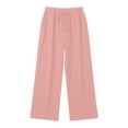 thumbnail image 5 of Ashirexll Wide Leg Sweatpants Women Elastic Tie Casual Solid High Waist Wide Long Sweatpants for Fall Winter Daily Wear, 5 of 7