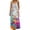 Multicolor3, variant on Women's Casual Sleeveless Backless Dress Loose Lounge Wear Solid Color Midi Slip Nightgown Home Dress