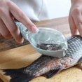thumbnail image 5 of Fish Scraper 4pcs Fish Scale Brush Fish Scaler Professional Fish Scale Scraper Fish Scale Remover With Covers Fish Scaler Kitchen Tools, 5 of 5