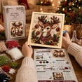 thumbnail image 4 of 3D Christmas Fabric Poke Art DIY Craft Kit, Vintage DIY Christmas Craft Kit for Adults and Beginner, 4 of 6