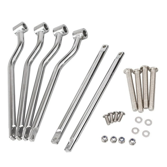 GZYF Chrome Plated Saddlebag Support Bar Mounting Brackets  for Suzuki  Honda Yamaha Harley