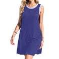 thumbnail image 3 of Fantaslook Color Block Dresses for Women Summer Casual Beach Sundress Sleeveless Tank Trendy Mini Dresses, 3 of 8