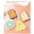 thumbnail image 4 of Korean Cute Cartoon Hand Towel Hanging Bread Cheese Donut Kitchen Quick Drying. R5E8, 4 of 8