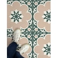 thumbnail image 5 of FloorPops 12-in by 12-in Pink Daphne Vinyl Peel & Stick Floor Tiles, 5 of 8