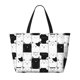thumbnail image 2 of Easygdp Doodle Cute Cat Bolsa de Viaje de Playa de Gran Capacidad, Bolsa Tote Perfecta para la Playa, Escapadas de Fin de Semana y Viajes, 2 of 7