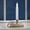 Pewter, variant on Arett Battery Operated Deluxe Window Candle (White / Pewter)