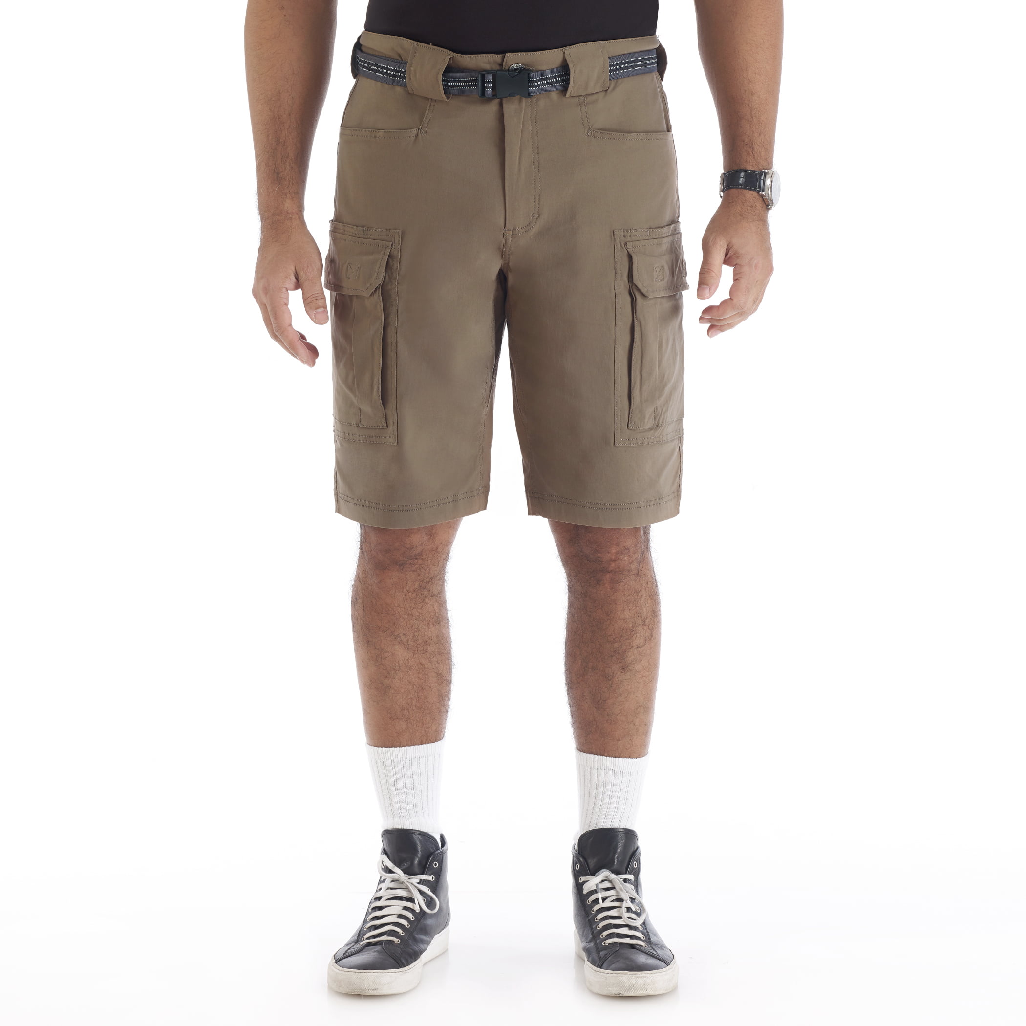 Smiths Workwear Mens Belted Stretch Gusset Work Short Shorts
