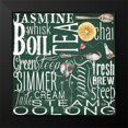 thumbnail image 2 of Baker, Mary Beth 12x12 Black Modern Framed Museum Art Print Titled - Drink Typography Forest Green, 2 of 5