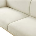 thumbnail image 6 of Meridian Furniture Nolita Cream Boucle Fabric Loveseat, 6 of 15