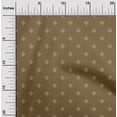 thumbnail image 2 of oneOone Viscose Jersey Brown Fabric Asian Floral Block Dress Material Fabric Print Fabric By The Yard 60 Inch Wide, 2 of 5