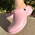 thumbnail image 3 of Lavra Women’s Clogs Garden Nursing Shoes Lightweight EVA Ankle Strap Sandals, 3 of 7