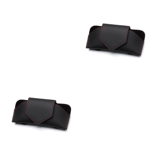 sweethay Coche Sun Shadow Gafas Clip Gafas de sol Estuche de almacenamiento Interior Tarjeta Ticket Mount Holder Organización Accesorios Rojo Type1 NO1 sweethay CBP294847