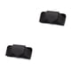 thumbnail image 3 of Sidaley Coche Sunshadow Gafas Clip Cuero Auto Gafas de sol Anteojos Estuche Vehículo Interior Tarjeta Eyeweare Soporte de montaje Negro Negro 2piezas, 3 of 6