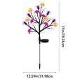 thumbnail image 3 of THOPBPRK Solar Halloween Decorations Outdoor Lights, 20 LED Spooky Pumpkin Tree Branch Garden Stakes, Jack-O-Lantern Lights for Yard, Patio, Walkway, 1PackD, 3 of 7