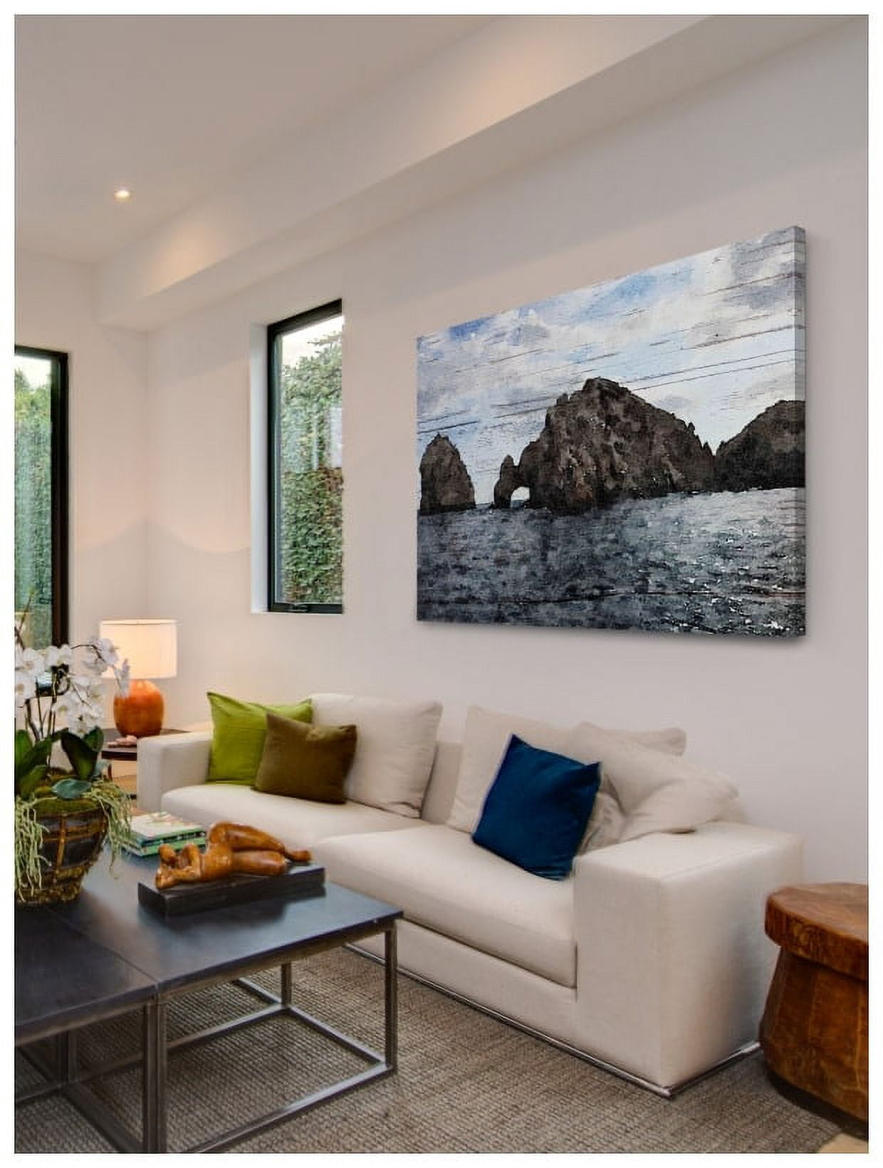 Marmont Hill - "Cabo 3" by Irena Orlov Painting Print on Wrapped Canvas