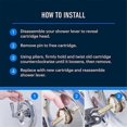 thumbnail image 3 of 1222 Replacement for One Handle Posi Temp Faucet , Bathtub Shower Valve Parts And, Brass(2Pcs), 3 of 5