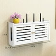 thumbnail image 3 of Box Wifi Router Rack Home Decor Wall Mounted Wireless Hanging Holder Living Room Organizer Shelf Storage Cable Multi-purpose, 3 of 7