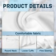 thumbnail image 6 of Custom Front & Back Printed T-Shirt, Add Your Text/Photo/Logo/Design, 100% Cotton Tee for Men, 6 of 9
