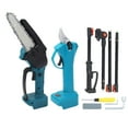 thumbnail image 2 of Electric Pruner, Cordless Mini Chain Saw Battery Operated Anti Slip Rubber Coating Safety Switch Lightweight  for Yard, 2 of 7