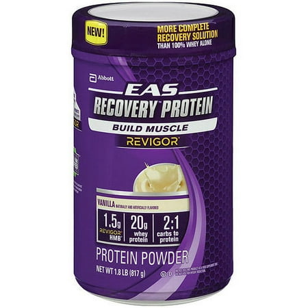 EAS Recovery Protein Powder, Vanilla Cream, 1.8 lb Tub