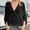 Black, variant on AXXD Womens Sexy Tops Black Basic Summer 2024 Trendy Casual Long Sleeve V Neck Loose Shirt Blouse Tops