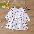 thumbnail image 2 of Toddlers Girls' Long Sleeve Print Dress Casual Dresses Spring Fall Clothes 2-3T, 2 of 8
