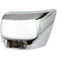 thumbnail image 3 of CCIYU Front Bumper End Driver Compatible for 2007-2010 for Chevrolet for Silverado 3500 HD/3500/2500 HD Front Left Driver Side Bumper Chrome Replacement with Fog Lamps, 3 of 5