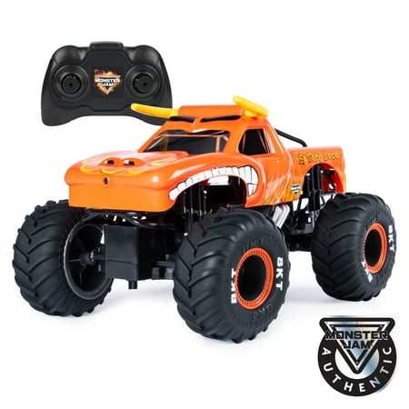 Monster Jam, Official El Toro Loco Remote Control Monster Truck, 1:15 Scale, 2.4