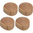 thumbnail image 1 of Tope de puerta adhesivo - Tope de puerta de madera para suelos y parquet - Tope de puerta adhesivo - Tope de puerta discreto y elegante - Juego de 4 (Haya), 1 of 4