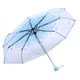 thumbnail image 4 of Paraguas Plegable Transparente Princesa Flor de Cerezo Cuatro Colores Lluvia A Prueba de Viento Compacto Elegante, 4 of 7