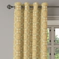 thumbnail image 2 of Ambesonne Beige Grommet Curtain, Damask Vintage Bohemian, 50" x 72", Cream Beige, 2 of 6