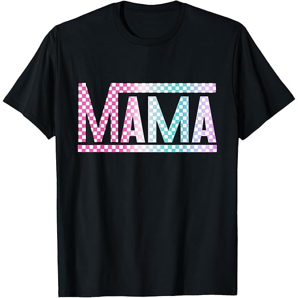 Men Checkered Mama unisex apparel Relaxed Fit Printed Men