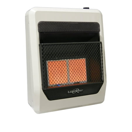 Lost River Dual Fuel Ventless Infrared Radiant Plaque Heater - 20,000 BTU, Model#