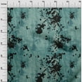 thumbnail image 3 of oneOone Polyester Spandex Teal Green Fabric Abstracts Quilting Supplies Print Sewing Fabric By The Yard 56 Inch Wide, 3 of 4