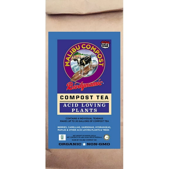 Malibu Compost Compost Tea for Acid Loving Plants, 4 Pack