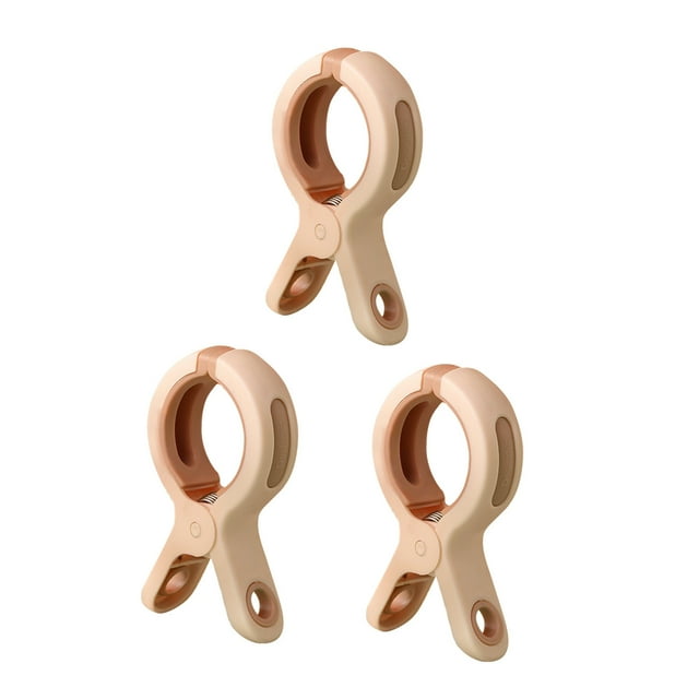 WREESH 3Pc Windproof Clips To Dry The Quilt And Sheet Fixing Clip Holder Home Outdoor