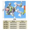 thumbnail image 3 of Manta de Toy Story, manta de tela de superficie vertical súper suave de varios tamaños, acogedora y cálida, adecuada para cama, sofá, campamento, viajes, todas las estaciones, liviana y compacta de, 3 of 8
